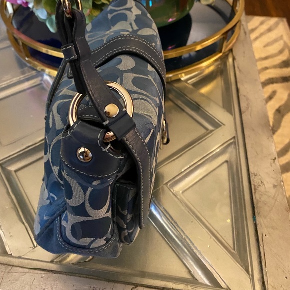 Coach signature blue bag - Picture 4 of 11